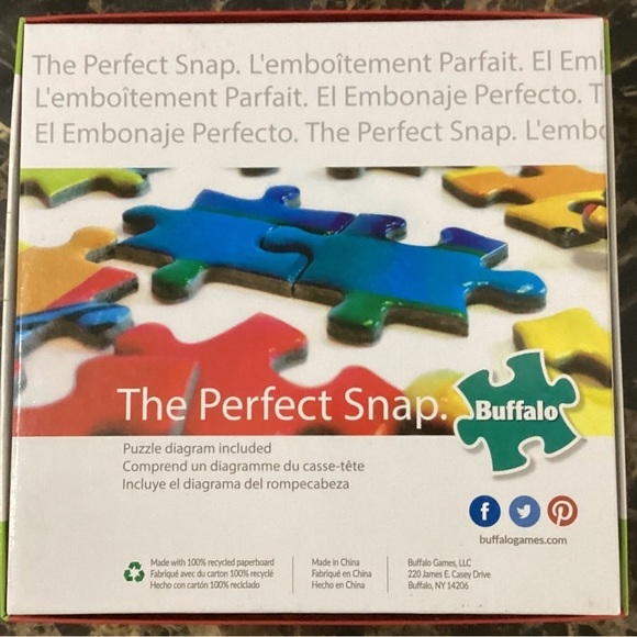 2 FOR 1!  BUFFALO CAT PUZZLES.  PLEASE LEAVE THE LID OFF & ELMER & LORETTA USED - Picture 4 of 5